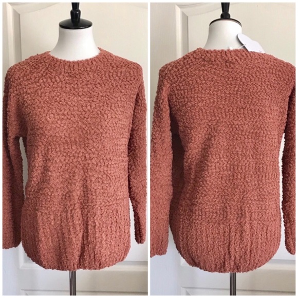 ❄️RUST POPCORN SWEATER - Picture 3 of 3